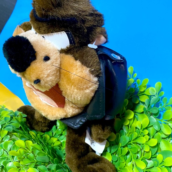 WARNER BROS LOONEY TUNES VTG 90s TASMANIAN DEVIL TAZ WEARING BLACK JACKET 10” - Picture 7 of 12